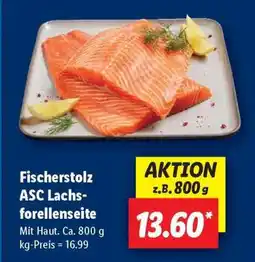 Lidl Fischerstolz ASC Lachsforellenseite Angebot