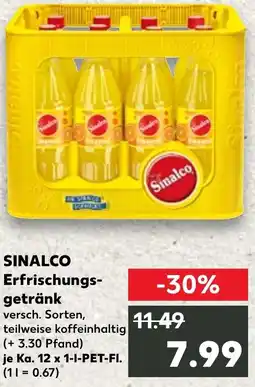 Kaufland SINALCO Erfrischungsgetränk Angebot