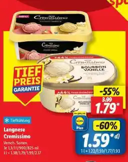 Lidl LANGNESE Cremissimo Angebot