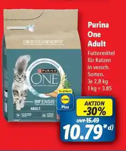 Lidl Purina One Adult Angebot