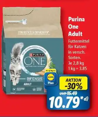 Lidl Purina One Adult Angebot