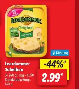 Lidl Leerdammer Scheiben Angebot