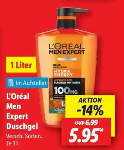 Lidl L'ORÉAL Men Expert Duschgel Angebot