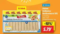 Lidl Dulano Delikatess Rostbratwurst XXL Angebot