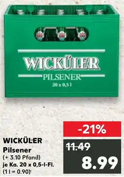 Kaufland WICKÜLER Pilsener Angebot