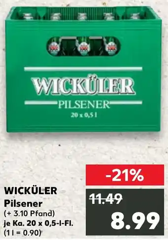 Kaufland WICKÜLER Pilsener Angebot