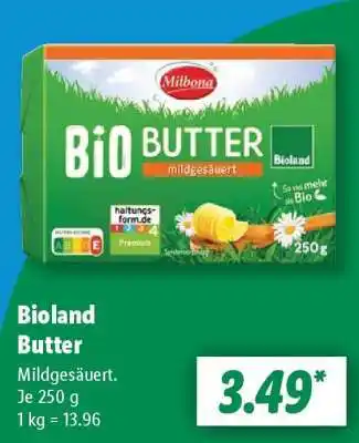 Lidl Bioland Butter Angebot