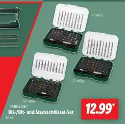 Lidl PARKSIDE Bit-/Bit- und Steckschlüssel-Set Angebot
