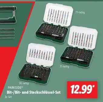 Lidl PARKSIDE Bit-/Bit- und Steckschlüssel-Set Angebot