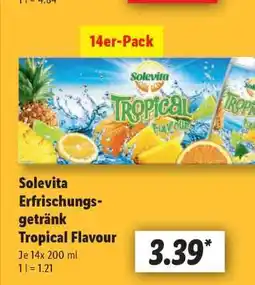Lidl Solevita Erfrischungsgetränk Tropical Flavour Angebot