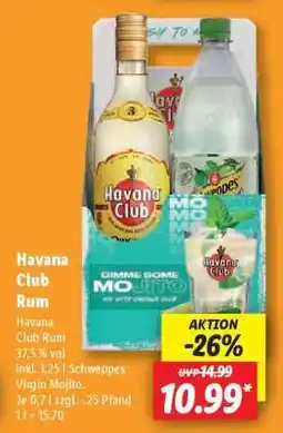 Lidl Havana Club Rum Angebot