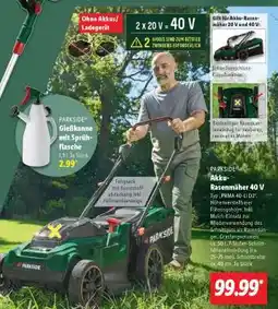 Lidl PARKSIDE Akku-Rasenmäher 40 V Angebot