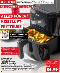 Kaufland SWITCH ON Heißluftfritteuse Angebot