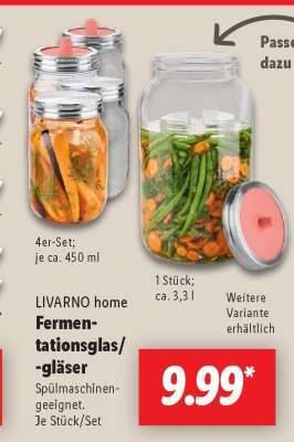 LIVARNO home Fermentationsglas/-gläser Angebot bei Lidl