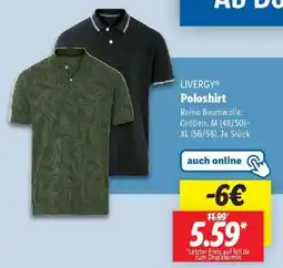 Lidl LIVERGY Poloshirt Angebot