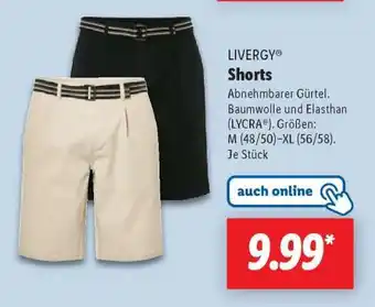 Lidl LIVERGY Shorts Angebot