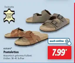 Lidl esmara Pantoletten Angebot