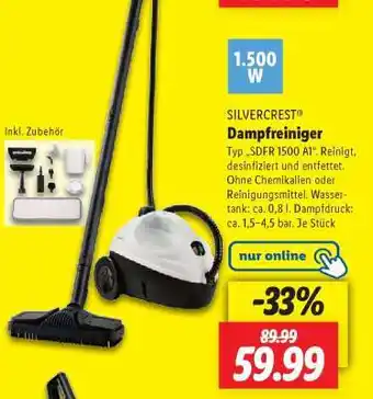 Lidl SILVERCREST Dampfreiniger Angebot