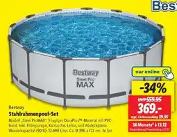 Lidl Bestway Stahlrahmenpool-Set Angebot