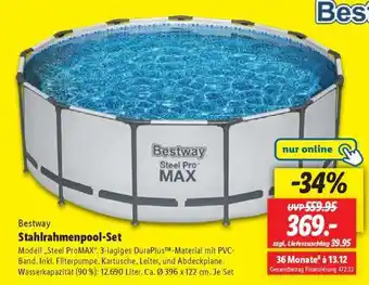 Lidl Bestway Stahlrahmenpool-Set Angebot