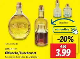Lidl ERNESTO Ölflasche/Flaschenset Angebot