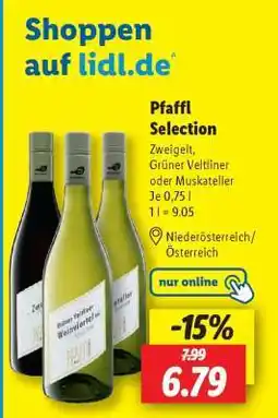 Lidl Pfaffl Selection Angebot