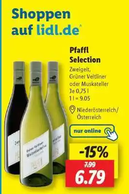 Lidl Pfaffl Selection Angebot