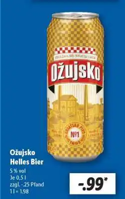 Lidl Ožujsko Helles Bier Angebot