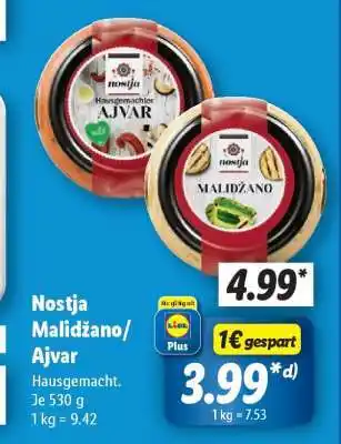 Lidl Nostja Malidžano/Ajvar Angebot