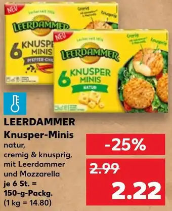 Kaufland LEERDAMMER Knusper-Minis Angebot