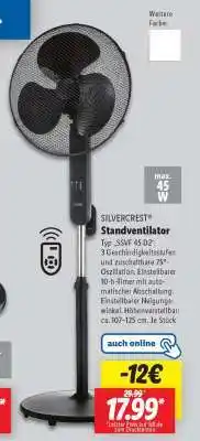 Lidl SILVERCREST Standventilator Angebot