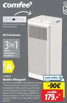 Lidl Comfee Mobiles Klimagerät Angebot