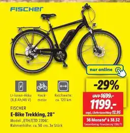 Lidl FISCHER E-Bike Trekking, 28 Angebot
