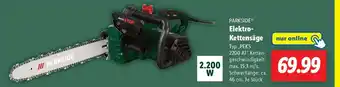 Lidl PARKSIDE Elektro-Kettensäge Angebot
