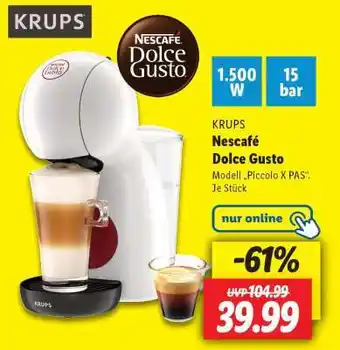 Lidl KRUPS Nescafé Dolce Gusto Angebot
