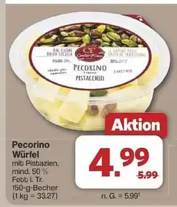 Famila Nord Ost Pecorino Würfel mit Pistazien Angebot