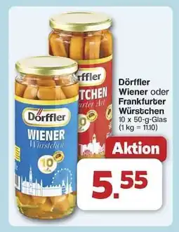 Famila Nord Ost Dörffler Wiener oder Frankfurter Würstchen Angebot