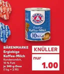 Kaufland BÄRENMARKE Ergiebige Kaffee-Milch Angebot