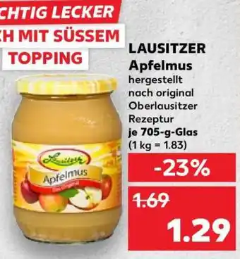 Kaufland LAUSITZER Apfelmus Angebot