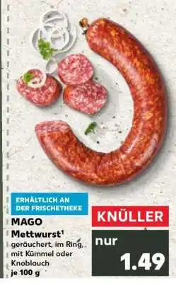 Kaufland MAGO Mettwurst Angebot
