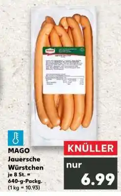 Kaufland MAGO Jauersche Würstchen Angebot