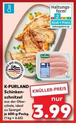 Kaufland K-PURLAND Schinkenschnitzel Angebot