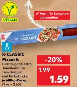 Kaufland K-CLASSIC Pizzakit Angebot
