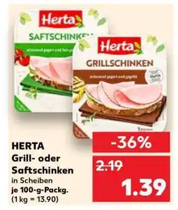 Kaufland HERTA Grill- oder Saftschinken Angebot