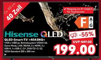 Kaufland QLED-Smart-TV 40A5NQ Angebot