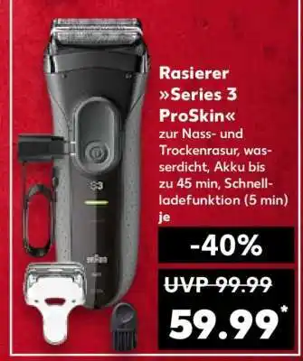 Kaufland Rasierer Series 3 ProSkin Angebot