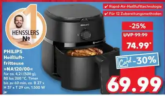 Kaufland PHILIPS Heißluftfritteuse NA120/00 Angebot