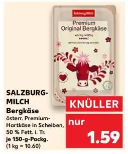 Kaufland SALZBURG-MILCH Bergkäse Angebot