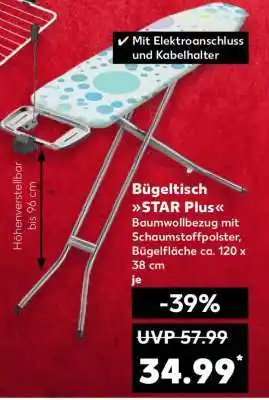 Kaufland Bügeltisch STAR Plus Angebot