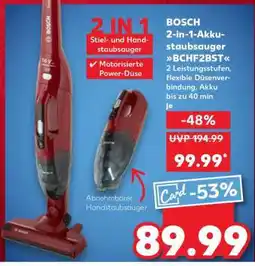 Kaufland BOSCH 2-in-1-Akkustaubsauger BCHF2BST Angebot